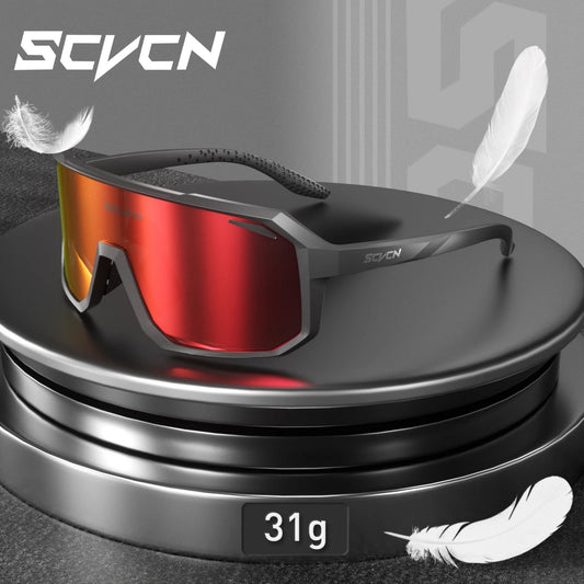SCVCN Cycling Sunglasses for Men & Women – UV400 Sport Goggles with TR90 Frame, Lightweight Outdoor Running, Hiking & Driving Glasses