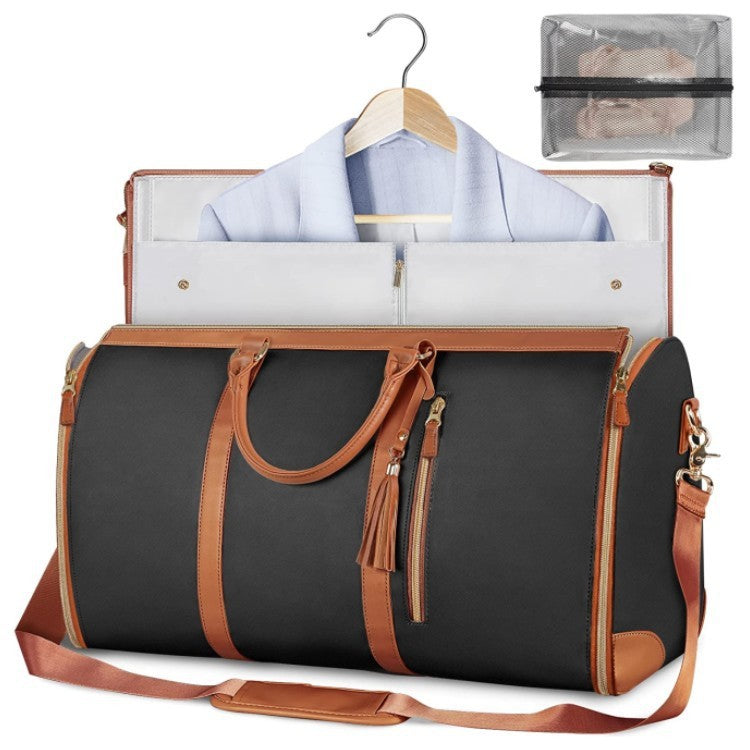 Women's Large-Capacity Travel Duffle Bag – Waterproof, Foldable & Stylish ✨- Large Capacity Travel Duffle Bag Women's Handbag Folding Suit Bag Waterproof Clothes Totes