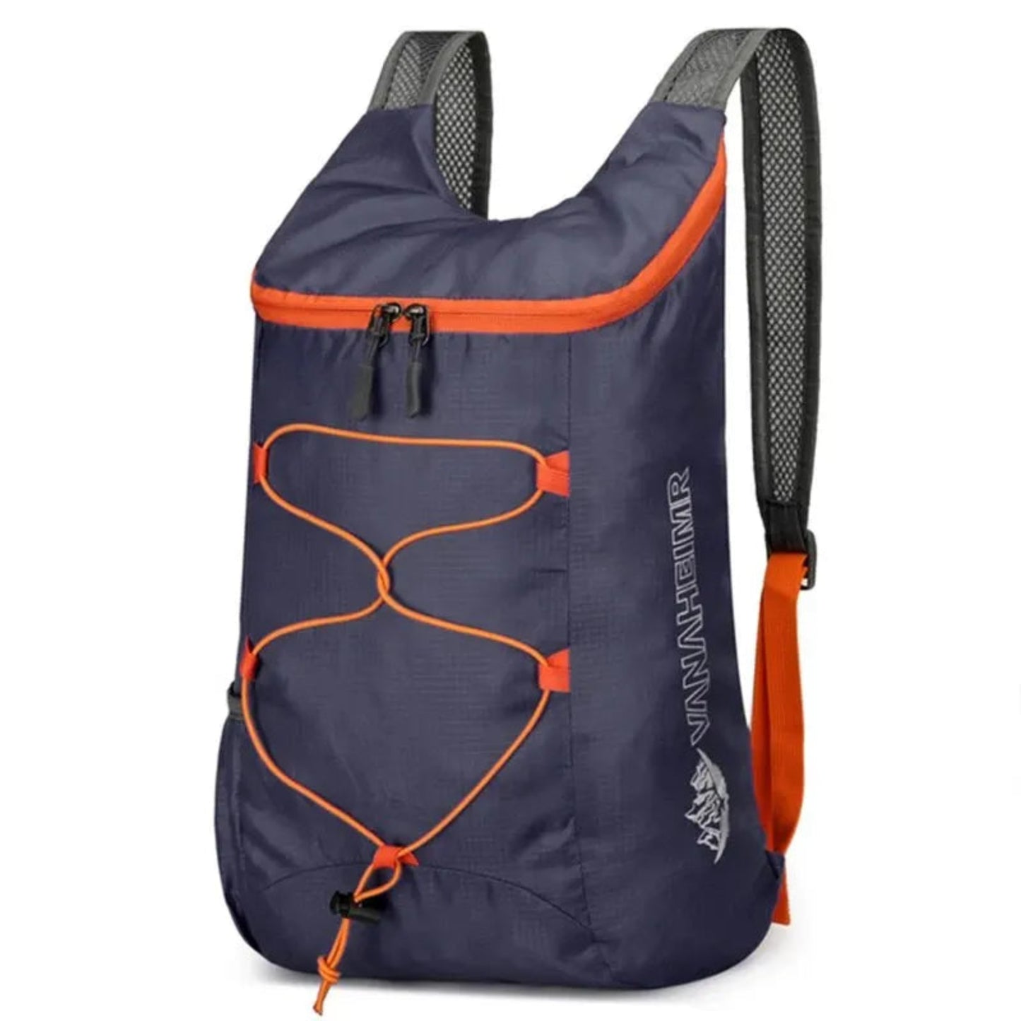 Compact Outdoor Folding Backpack | Multifunctional Outdoor Folding Backpack High Density Lightweight Waterproof Nylon Fabric Sports Bag for Camping Hiking Travel