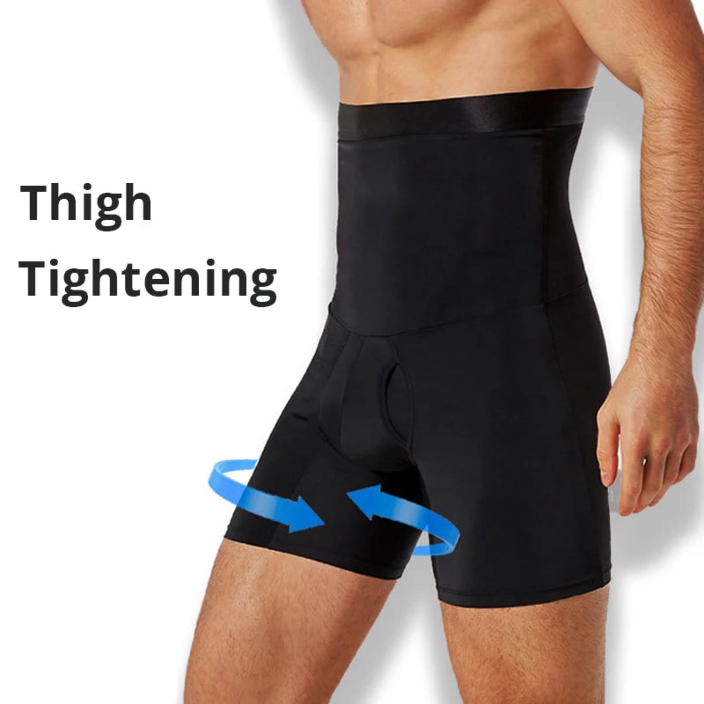 CoreSculpt Men’s Tummy Control Shaper Shorts | Men Tummy Control Shorts Body Shaper Compression High Waist Trainer Belly Tummy Control Slimming Shapewear Boxer Underwear Fajas