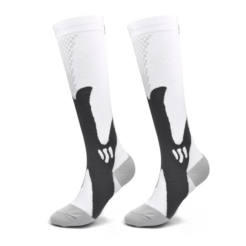 Sports compression socks, Adult running compression socks breathable quick dry, pain relief