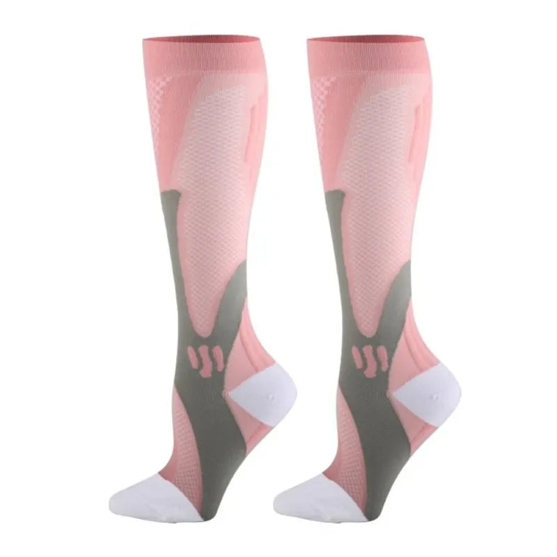 Sports compression socks, Adult running compression socks breathable quick dry, pain relief