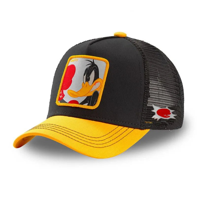 Hot Sale Unisex Anime Cartoon Patch Cap – Trendy Trucker Hat for Men & Women | High-Quality Baseball Style