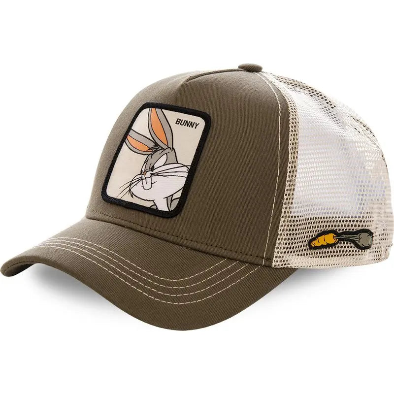 Hot Sale Unisex Anime Cartoon Patch Cap – Trendy Trucker Hat for Men & Women | High-Quality Baseball Style