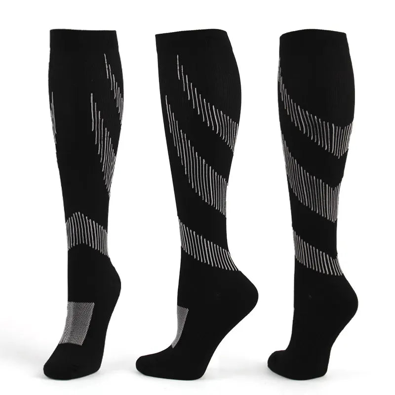 Sports compression socks, Adult running compression socks breathable quick dry, pain relief