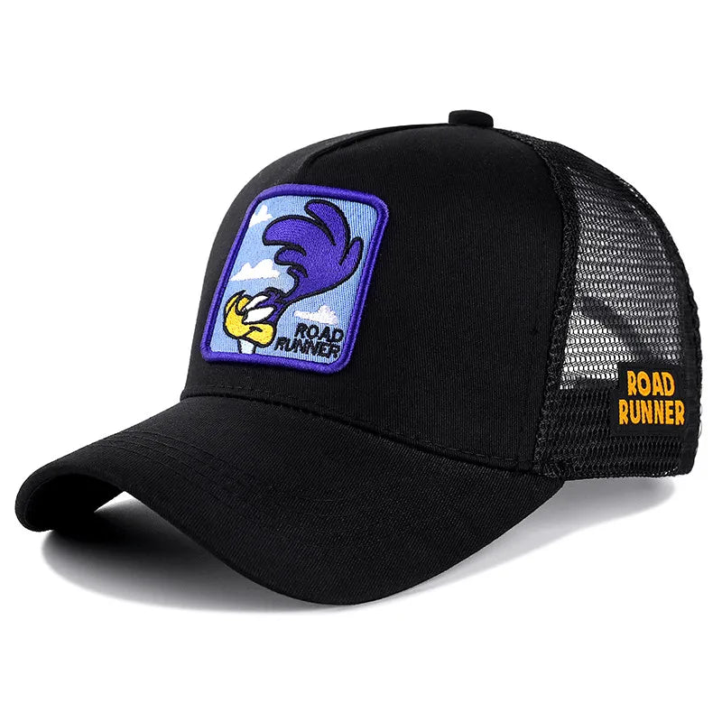 Hot Sale Unisex Anime Cartoon Patch Cap – Trendy Trucker Hat for Men & Women | High-Quality Baseball Style