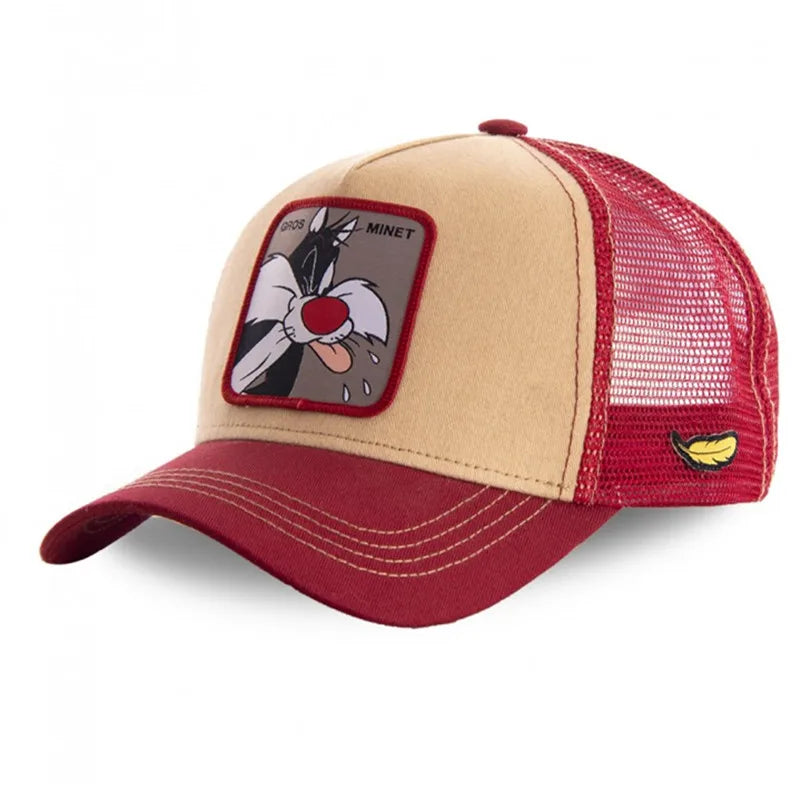 Hot Sale Unisex Anime Cartoon Patch Cap – Trendy Trucker Hat for Men & Women | High-Quality Baseball Style