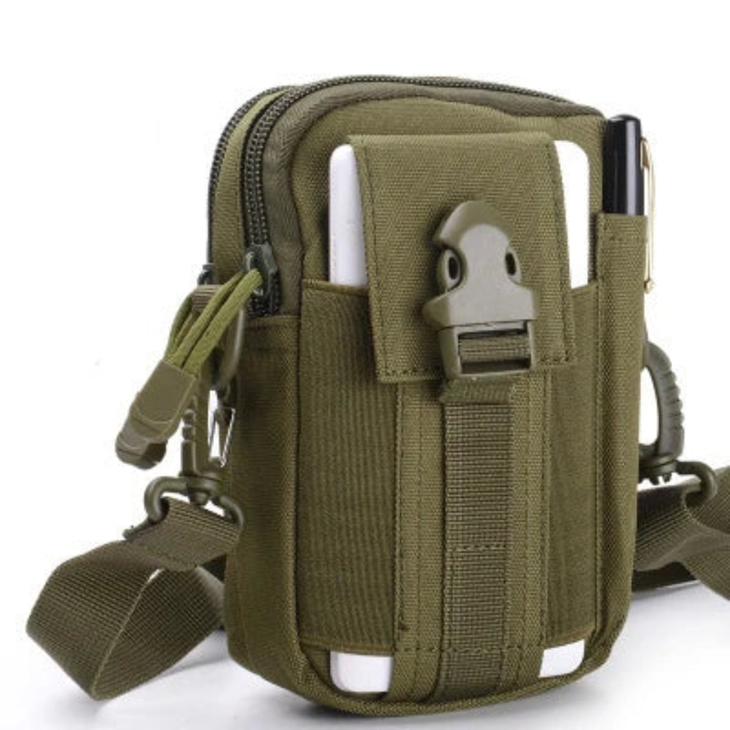 Tactical Nylon Waist Pack||Mobile Phone Case Pouch Waist Bag Waterproof Nylon Multifunction Casual Men Waist Pack Male Small Bag