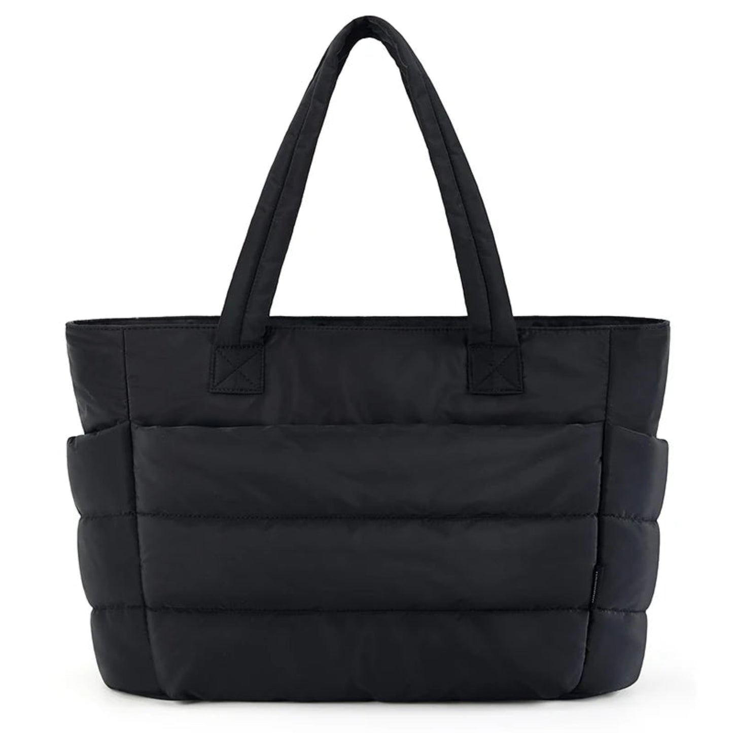 Quilted Cotton Tote Bag for Women – Padded, Large & Stylish Daily Purse