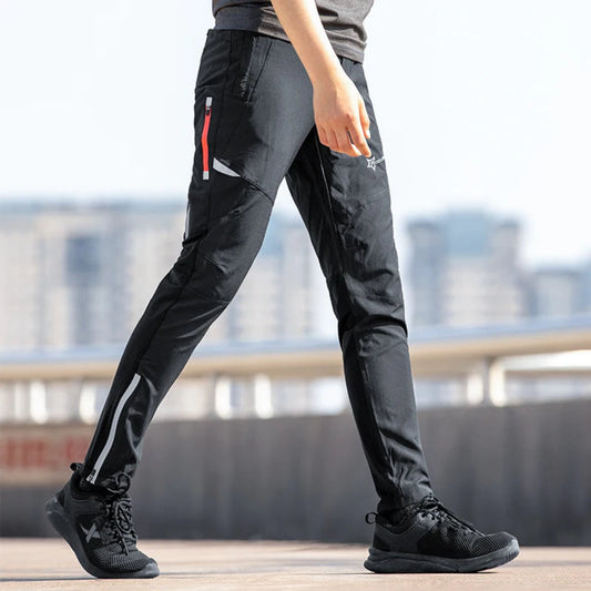 ROCKBROS Cycling Pants for Warm Weather Performance | ROCKBROS Light Comfortable Cycling Pants Men Women Spring Summer Breathable Hight Elasticity Sports Pants Reflective Trousers