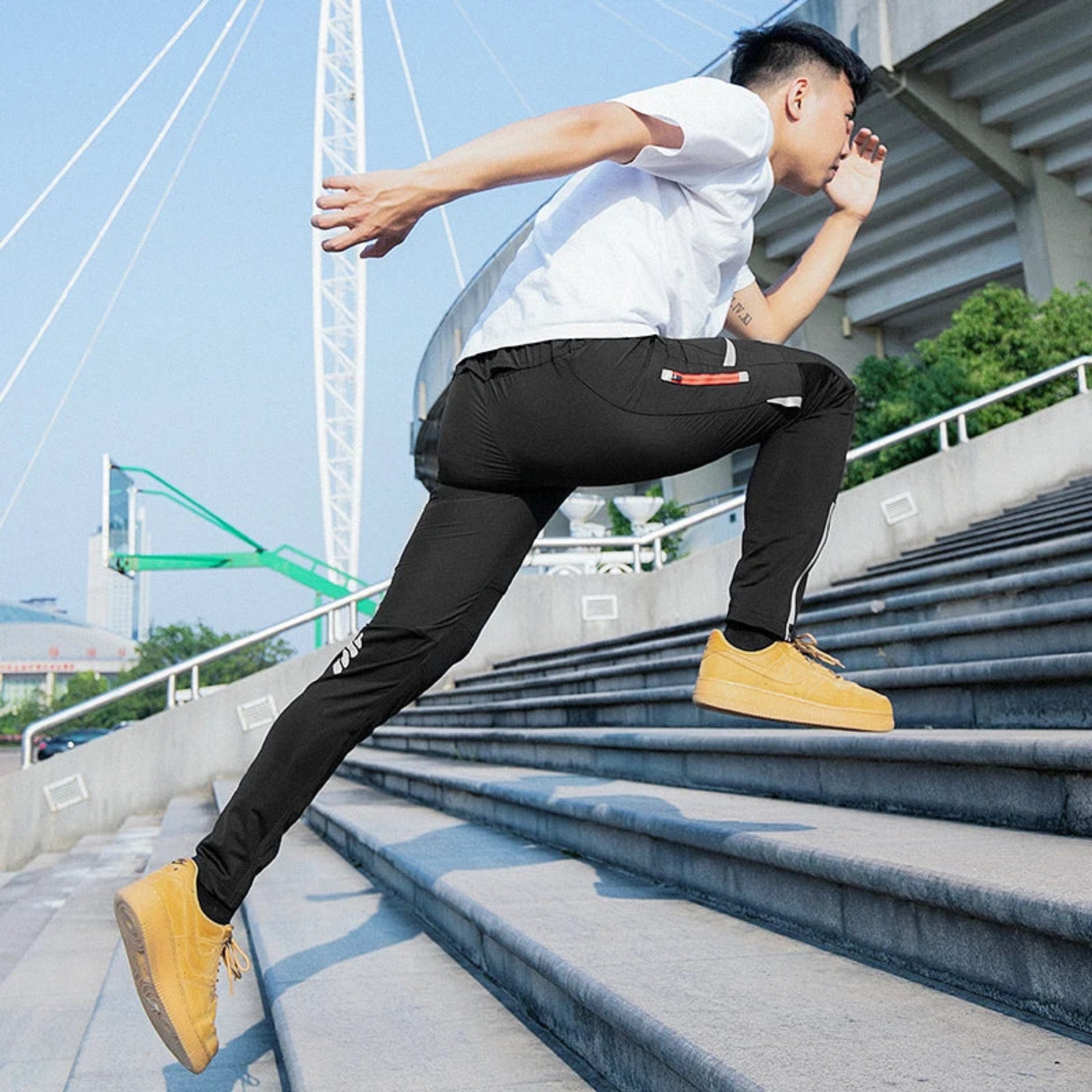 ROCKBROS Cycling Pants for Warm Weather Performance | ROCKBROS Light Comfortable Cycling Pants Men Women Spring Summer Breathable Hight Elasticity Sports Pants Reflective Trousers