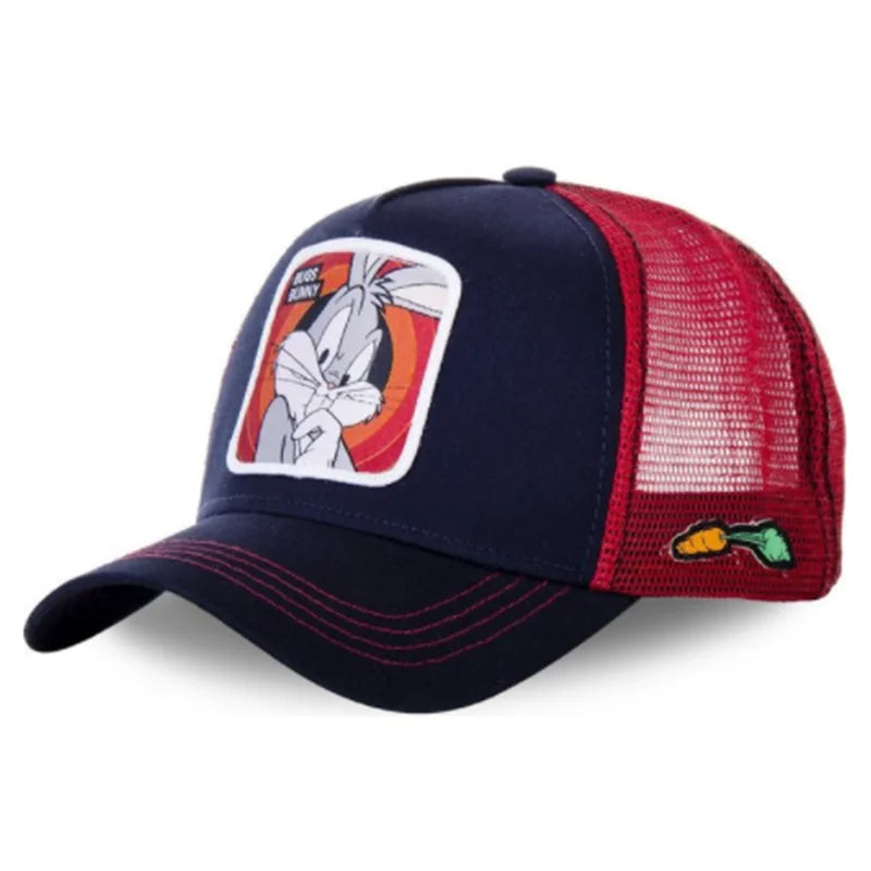 Hot Sale Unisex Anime Cartoon Patch Cap – Trendy Trucker Hat for Men & Women | High-Quality Baseball Style