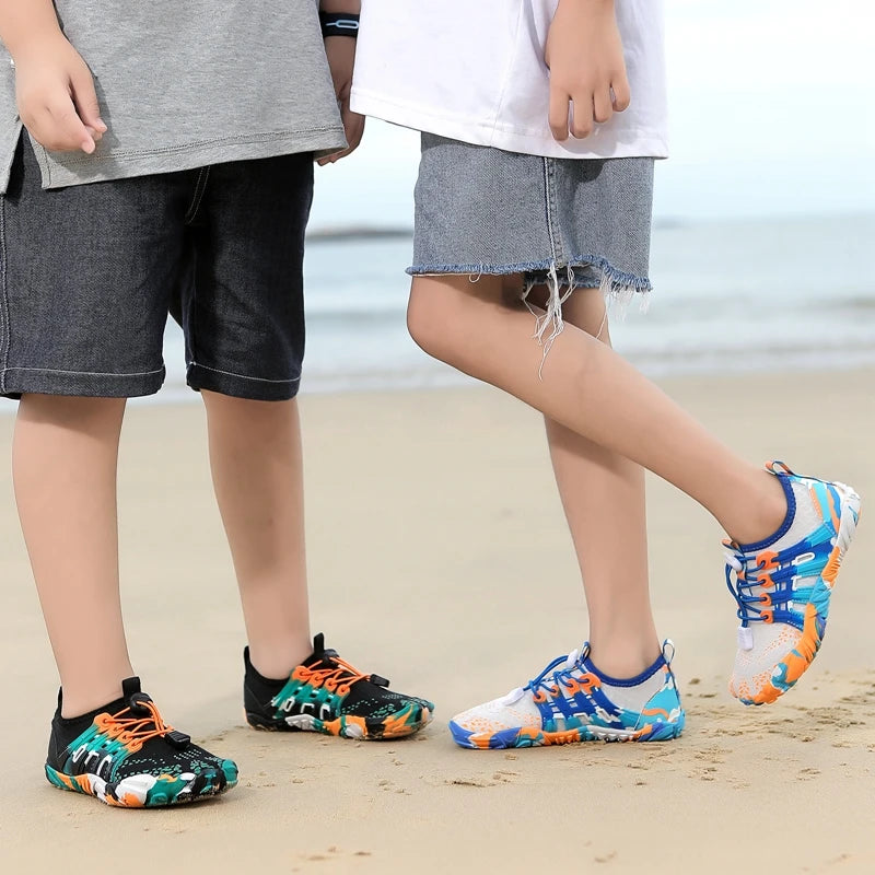 Unisex Aqua Barefoot Beach Shoes – Quick-Dry Breathable Water Sneakers for Adults & Kids | Outdoor Gym Training 28–46