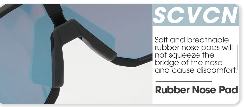 SCVCN Cycling Sunglasses for Men & Women – UV400 Sport Goggles with TR90 Frame, Lightweight Outdoor Running, Hiking & Driving Glasses