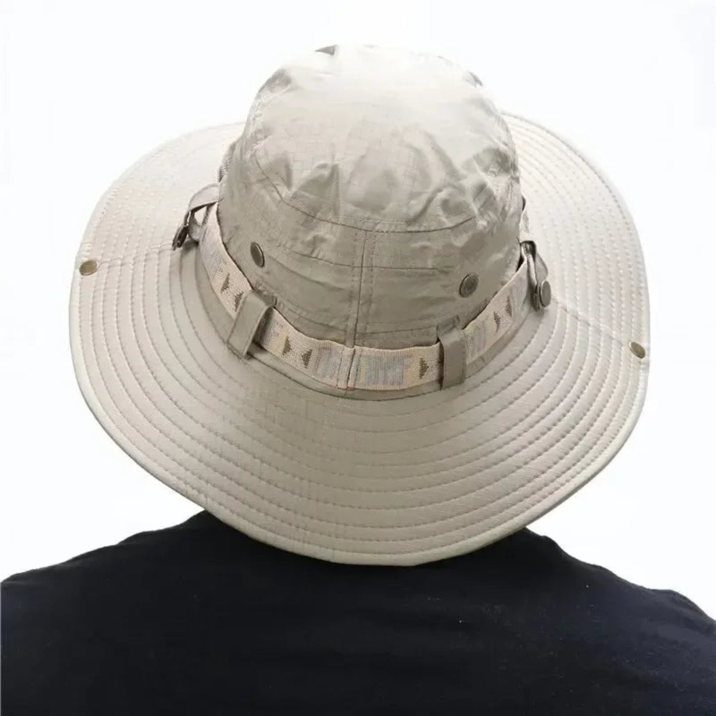 SunShield Men’s Outdoor Bucket Hat | Summer Men Bucket Hat Outdoor UV Protection Wide Brim Panama Safari Hunting Hiking Hat Mesh Fisherman Hat Beach Sunscreen Cap