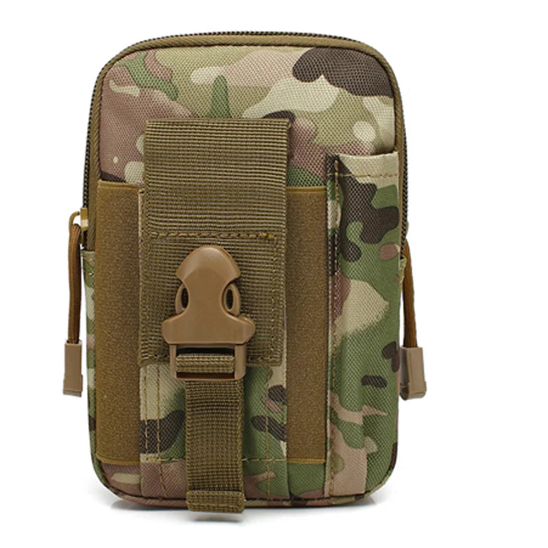 Tactical Nylon Waist Pack||Mobile Phone Case Pouch Waist Bag Waterproof Nylon Multifunction Casual Men Waist Pack Male Small Bag