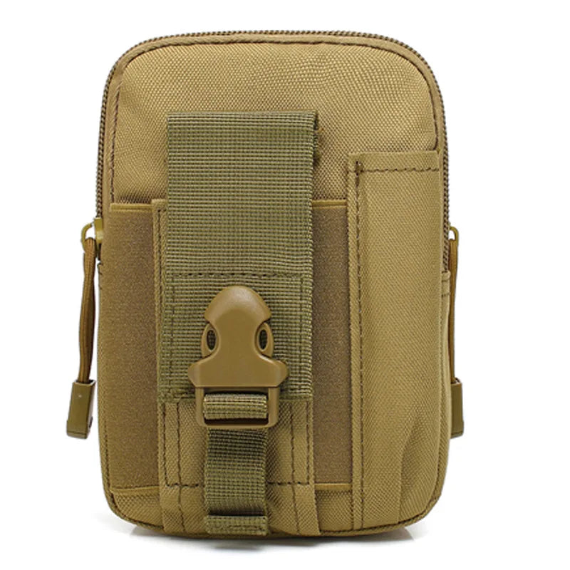 Tactical Nylon Waist Pack||Mobile Phone Case Pouch Waist Bag Waterproof Nylon Multifunction Casual Men Waist Pack Male Small Bag