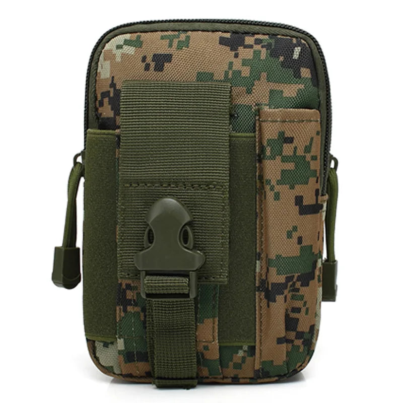 Tactical Nylon Waist Pack||Mobile Phone Case Pouch Waist Bag Waterproof Nylon Multifunction Casual Men Waist Pack Male Small Bag