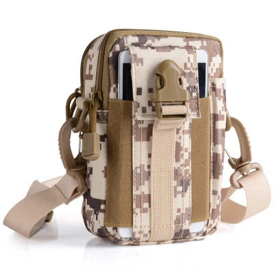 Tactical Nylon Waist Pack||Mobile Phone Case Pouch Waist Bag Waterproof Nylon Multifunction Casual Men Waist Pack Male Small Bag