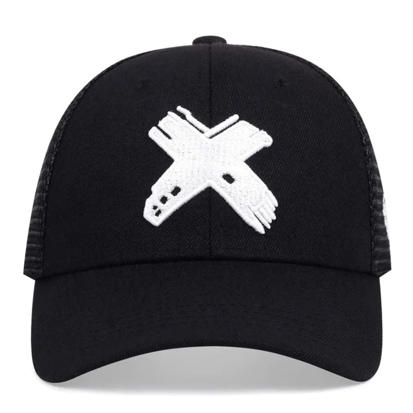 Summer Mesh Baseball Cap – Unisex X Letter Snapback Trucker Hat for Men & Women, Breathable Outdoor Sport Hip Hop Style 7mlemxo
