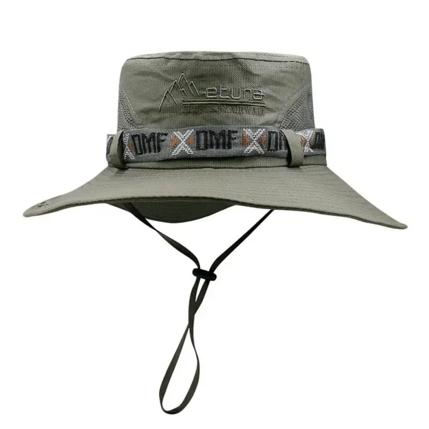 SunShield Men’s Outdoor Bucket Hat | Summer Men Bucket Hat Outdoor UV Protection Wide Brim Panama Safari Hunting Hiking Hat Mesh Fisherman Hat Beach Sunscreen Cap