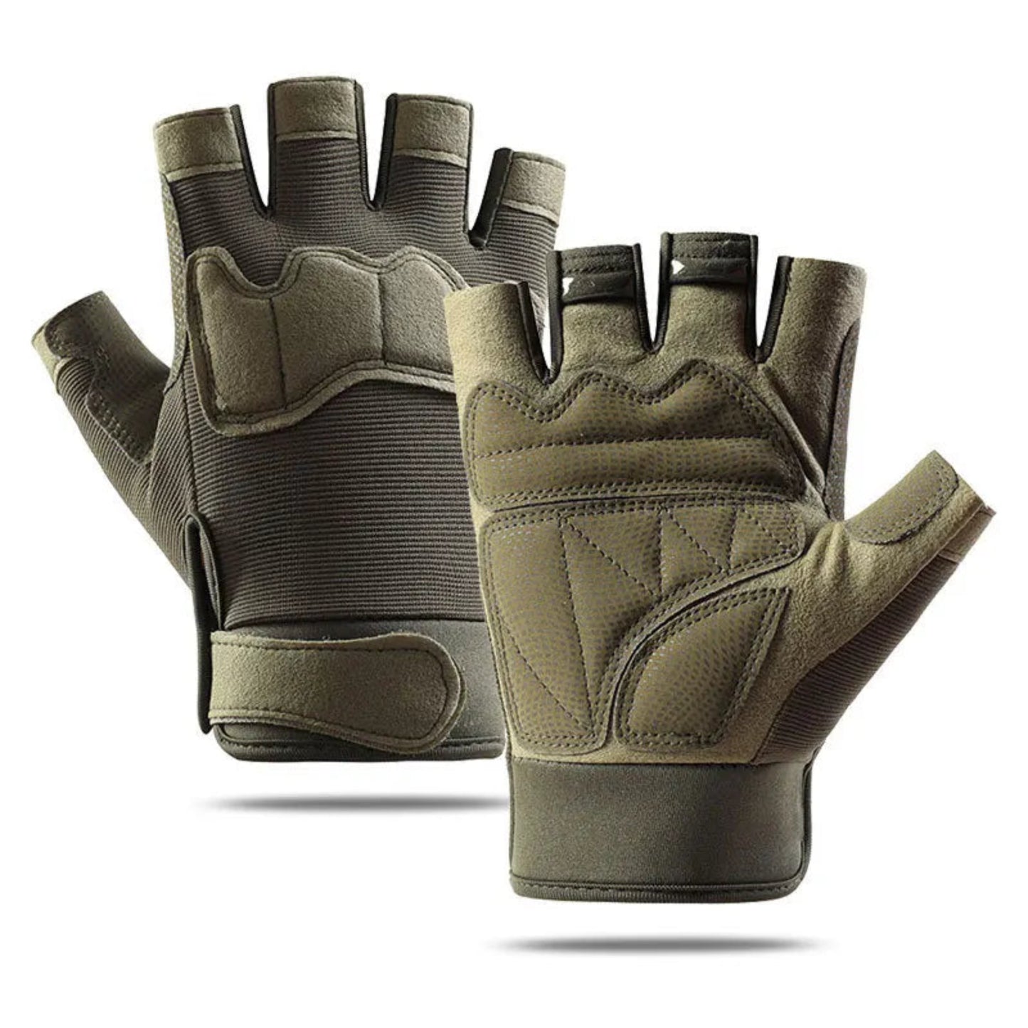 Tactical Half-Finger Outdoor Gloves - Tactical Gloves for Men and Women Half Finger Outdoor Mountaineering and Cycling Wear-resistant Breathable Riding Gloves