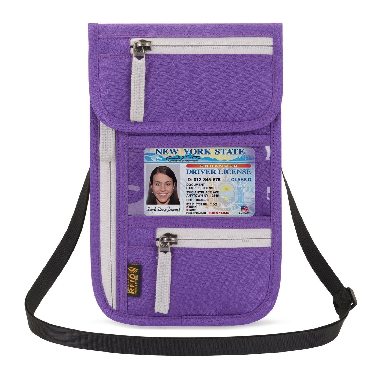 Waterproof Neck Passport Holder – Multi-Functional Travel Document Bag ✈️ - Travel Abroad Document Package Multi-functional Waterproof Neck Passport Holder