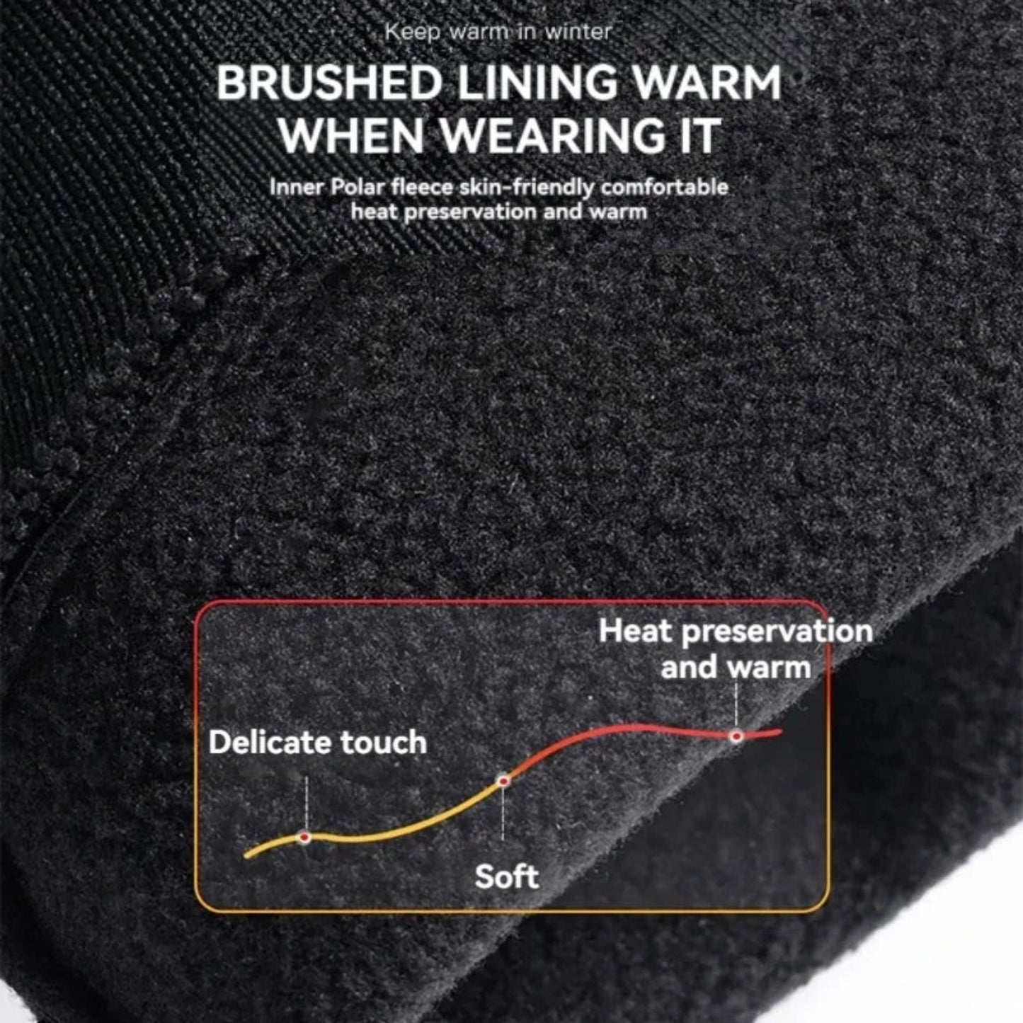Winter Warm Waterproof Touchscreen Gloves – Thickened Windproof Sports Gloves for Men & Women Cycling, Skiing & Outdoor Use
