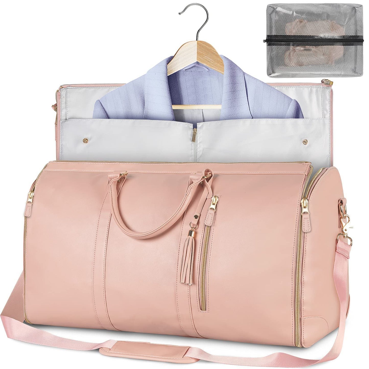 Women's Large-Capacity Travel Duffle Bag – Waterproof, Foldable & Stylish ✨- Large Capacity Travel Duffle Bag Women's Handbag Folding Suit Bag Waterproof Clothes Totes
