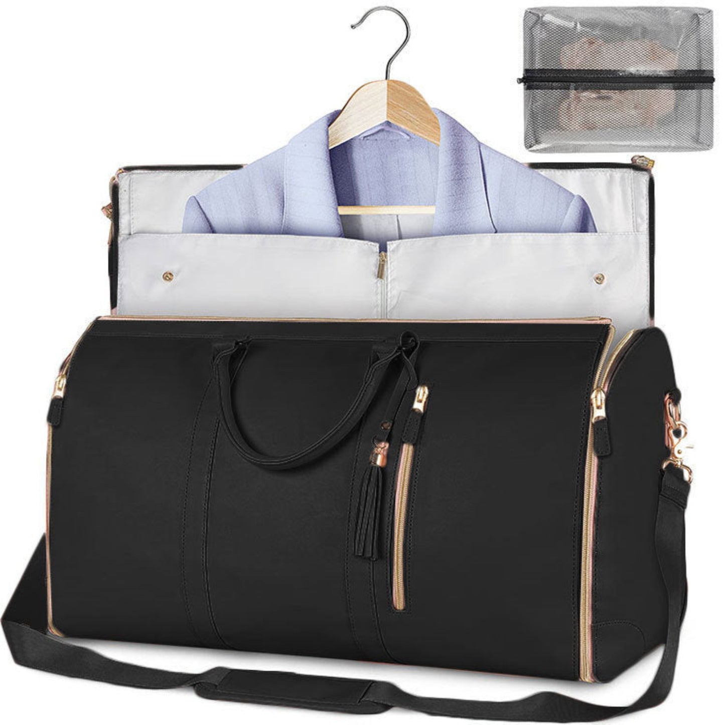 Women's Large-Capacity Travel Duffle Bag – Waterproof, Foldable & Stylish ✨- Large Capacity Travel Duffle Bag Women's Handbag Folding Suit Bag Waterproof Clothes Totes