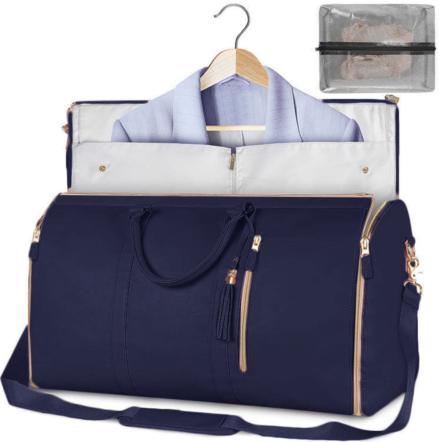 Women's Large-Capacity Travel Duffle Bag – Waterproof, Foldable & Stylish ✨- Large Capacity Travel Duffle Bag Women's Handbag Folding Suit Bag Waterproof Clothes Totes