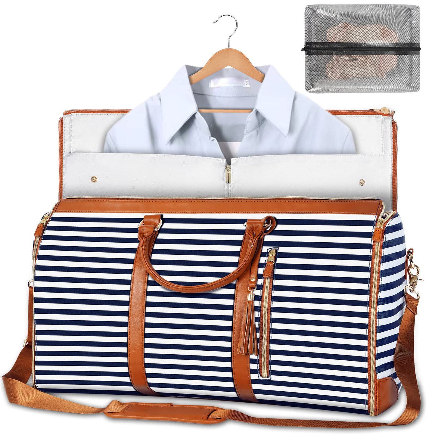 Women's Large-Capacity Travel Duffle Bag – Waterproof, Foldable & Stylish ✨- Large Capacity Travel Duffle Bag Women's Handbag Folding Suit Bag Waterproof Clothes Totes